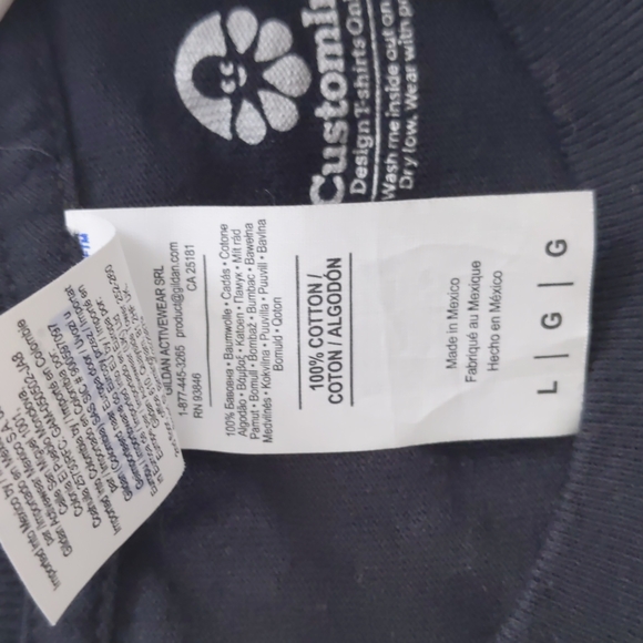 I Choose Math T-Shirt Size Large Black - Picture 3 of 4